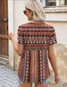LOMON Womens Summer Tops Short Sleeve V Neck Pleated T-Shirts Loose Fit Dressy Casual Blouses S-XXL_ecoleips.com