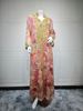 ng2510292 AB501 Cross-border Printed Embroidered Pullover Long Dress V-neck Gown Middle Eastern Dubai Women's Clothing_ecoleips.com