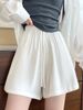 K Women's New Thin Sports Wide Leg Shorts For Wearing Outside Casual Cropped Pants_ecoleips.com