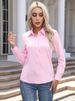 K New Women's Fashion Casual Long Sleeve Button Cardigan Shirt Blouse Female_ecoleips.com