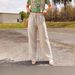 Suitable For All Seasons 2024 Spring Summer New Casual Women's Pocket Wide-leg Cotton Linen Loose Long Pants For Women_ecoleips.com