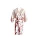 Women's Pajamas Bride's Robe Wedding Summer Thin Ice Silk Couple's Nightgown Red Bathrobe Kimono Nightdress Plus Size_ecoleips.com