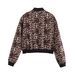 K New European And American Style Women's Clothing With Large Pockets, Stand-up Collar Jacket;_ecoleips.com