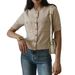 European And American Cross-border Hot-selling New Elegant Buttoned Knitted Cardigan, Lightweight Women's_ecoleips.com