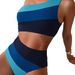 Women's Clothing One Piece Swimsuit Women's Color Matching Seamless Sexy Fashion Bikini Swimsuit _ecoleips.com