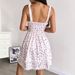 AD380 Cross-Border Double-Layer Skirt Elegant Waist-Cinching Sweet And Spicy A-Line Strap Summer French Lace Trim Floral_ecoleips.com