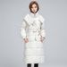 Knee-Length Quilted Puffer Coat With Hood – Women’s Thickened Winter Jacket, Slim-Fit Oversized Silhouette (L-4XL, Black/Taupe/Khaki/Army Green)_ecoleips.com