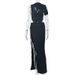Women's Solid Color Dress European American Style Hollowed out Crop Top High Neck Sleeveless Long Fashion Irregular Skirt_ecoleips.com