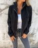 Women's Clothing Women's Solid Color Corduroy Jacket With Hood Simple Style Autumn Outerwear For Formal & Casual For Women_ecoleips.com