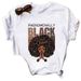 European And American Cross-border Foreign Trade Clothing, African Girl Round-neck Printed Women's Short-sleeve T-shirt_ecoleips.com