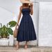 new Product 2025 Summer European And American Multi-color Women's Clothing Cross-border Elastic Off-shoulder_ecoleips.com