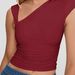 2025 Spring/Summer Women's Fashion Bestseller: Slim-Fit Sleeveless One-Shoulder Y2K Tank Top, European And American_ecoleips.com