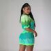 Women's Clothing Spring Knitted Short Sleeved Shorts Casual Suit Two Piece Suit_ecoleips.com