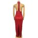 Women's Clothing Women's Slim Evening Long Dress Diamond Studded Fashion Style Celebrity Temperament Products_ecoleips.com