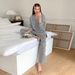 Voya Minimally Designed Home Clothing Set That Can Be Worn Externally, Loose And Comfortable Two-piece Set For Women's Clothing_ecoleips.com
