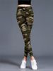 K Trendy Camouflage Outerwear Leggings Printed Women's Plus Size Elastic Slim Leg Pants Cropped Pants_ecoleips.com