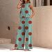 Women's Clothing Summer New 3d Digital Printing Two Piece Women's Vest Sleeveless Suit_ecoleips.com