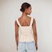 European And American Style Women's Clothing French Retro Cotton Linen Lace Patchwork Fashion Buttoned Strap Solid Color_ecoleips.com