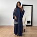 Women's Clothing Spring and Summer Party Waist Tie Striped Dress LR884_ecoleips.com