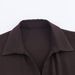KONDALA Fall Elegant Belt Long Dress Women's Vintage Coffee V-Neck Slim Dress 2025 Autumn Fashion Dinner Party Ladies Dress_ecoleips.com