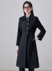 Mid-length Hotel Property Sales Workwear, Men's Warm Woolen Coat, Women's Professional Attire Jacket_ecoleips.com