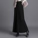 Plus Size Knied Wih Exended Hem, Pleaed For Women, Auumn And Winer High Wais Slimming Sweaer Skir, A-Line_ecoleips.com