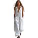 Women's Clothing Loose Plus Size Casual Jumpsuit Sleeveless Women's Romper For Formal & Casual For Women Maxi Dress_ecoleips.com