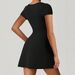 2026 European And American Cross-Border Women's Fashion Sexy Elegant Square Neck Design Sense Hem Slit Waist A-Line_ecoleips.com