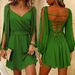 2026 European And American Cross-border Independent Site Elegant Sexy Casual Vacation Backless Lace-up Dress_ecoleips.com