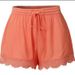 2025s Summer Solid Color Lace-Up Shorts Casual Pants For Women_ecoleips.com