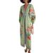 Fashion Women's Dress Elegant Versatile Simple Printed 2025 Foreign Trade New European And American Style Mature Clothing_ecoleips.com