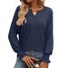 Women's Autumn Collection: Loose-Fitting V-Neck Tops And T-Shirts For Versatile Styling_ecoleips.com