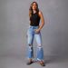 2025 New Cross-Border Wide-Leg With Tassels, Washed Tie-Dye, Ripped High-Waisted Jeans, Straight-Leg Casual Long Pants_ecoleips.com