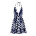 AC354 European And American 2024 Cross-border Loose-fitting Women's Elegant Style Randomly Printed Tie-dye Maxi_ecoleips.com