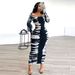Women's Stretchy High-Slit Bodycon Dress Hooded Slim Fit Long Sleeve Printed Wrap Effect Dress plus Size Available_ecoleips.com