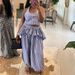 Women's Summer Stripe Sleeveless Shirt With Wide-Leg Trousers Set - Notch Collar Two Piece Outfit_ecoleips.com