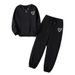 Women's Clothing Leisure Sports Suit Two piece Plus Velvet Sweater Pant Sets_ecoleips.com