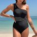 2025 New One-Piece Female Sexy Single Shoulder Sports Swimsuit Bikini_ecoleips.com