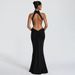 European American Foreign Trade Spring New Elegant Party Evening , Sexy And Fashionable Slim-fit Backless Fishtail_ecoleips.com