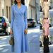 Elegant Double Breasted Slim Fit Long Skirt For Women New Arrival Fashionable Suit Style_ecoleips.com