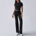 2026 European American New Cross-border Women's Clothing For Spring Summer, Elegant Solid Color Round-neck Casual_ecoleips.com