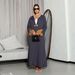 2025 New Muslim Suede Large Size Robe Elegant Temperament Dress_ecoleips.com