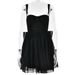 Women's Clothing New Sexy Trend Mesh Splicing Short Skirt One Shoulder Tube Top Backless Dress_ecoleips.com