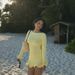 Women's Clothing Long Sleeved Knitted Ruffled Dress Slim Short Skirt_ecoleips.com