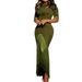 Women's Clothing Retro Hollow Out Tassel Patchwork Party Dress Waist Cinching Slimming Banquet Dress European And American Style_ecoleips.com
