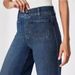Women's Clothing Jeans Casual Pants With Shadow Blue Wash_ecoleips.com
