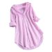 2025 Spring/Summer Unique Striped Long Sleeve Drop Collar Loose Shirt For Women_ecoleips.com