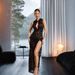 High-Slit V-Neck Floral Print Maxi Dress – Elegant & Sexy Wrap Design (S/M/L/XL, Black, Boho Evening Gown For Women)_ecoleips.com