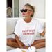 Summer New Arrival Women's T-Shirt Short Sleeve round Neck Print Design Casual Top for Adults_ecoleips.com