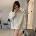 Real Shot Of Foreign Trade Women's Crew Neck Sweatshirt Without Hood, Thin For Spring And Autumn, 2024 New Early Autumn_ecoleips.com